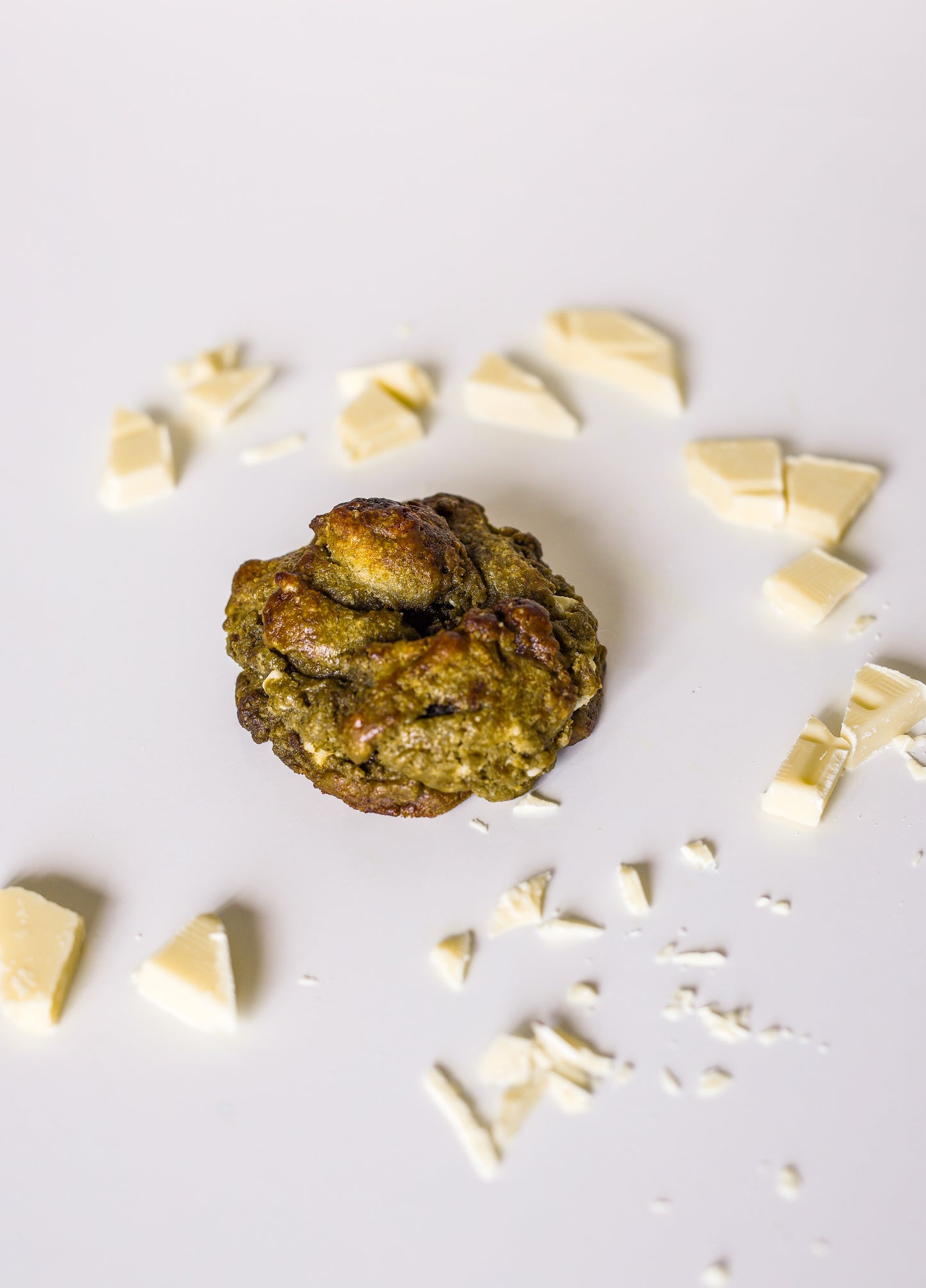 Cookie matcha/ chocolat blanc
