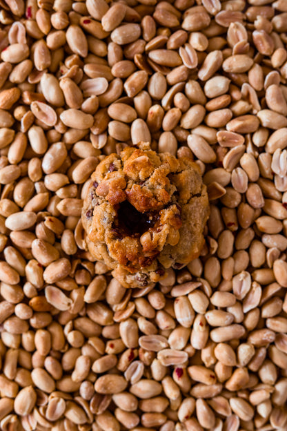 Cookie caramel/cacahuètes (coeur coulant)